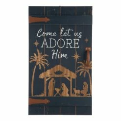 Hot Sale ✔️ Glitzhome® Wooden Nativity Wall Décor Accent 😍