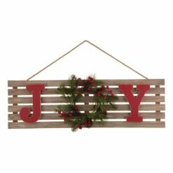 Discount 🎁 Glitzhome® Wooden 🎄 Christmas Joy Wall Décor ✨