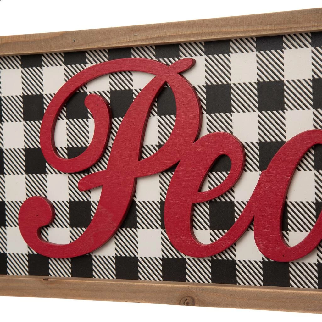 Hot Sale ๐ฅฐ Glitzhome® Double-Signed Peace & Believe Wall Décor โญ - Image 6