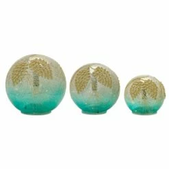 Best Sale 🛒 Light-Up Glass Orb Set, 4.5", 6" & 7" by Melrose ⌛