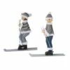 Deals 👍 20" Wooden Ski Couple Décor Accent Set by Melrose 🔔