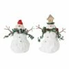 Best reviews of ✨ White Terra Cotta Snowman Set, 5.5" & 6.5" by Melrose 😍