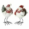 Brand new 🎁 6" Bird with Santa Hat Set by Melrose 🧨