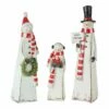 Cheap ⌛ White Snowman Family Set, 6.75", 10.5" & 11" by Melrose 🌟