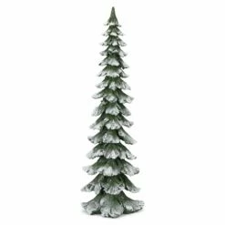 Top 10 🌟 34.5" Frosted Narrow Green Tree Figurine by Melrose 🎉
