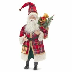 Best Pirce 🎉 25" Plaid Santa by Melrose 🧨