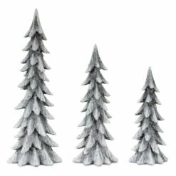 Brand new 💯 Gray & White Tree Set, 15", 18.5" & 24" by Melrose ❤️