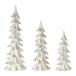 Hot Sale 😀 White Tree Set, 15", 18.5" & 24" by Melrose 🥰