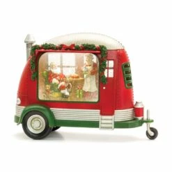 Best deal 😉 8" LED Santa in Camper Snow Globe by Melrose 🤩