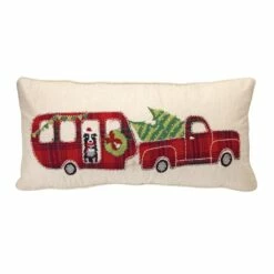 Best Sale 😍 Truck and Camper Throw Pillow by Melrose 🌟