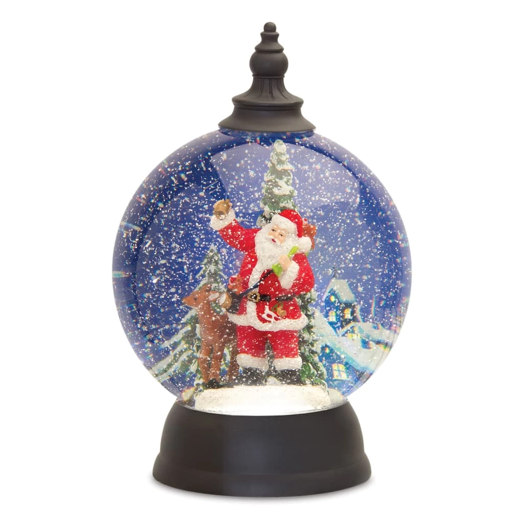 Discount π 9.25" Santa in Sleigh Scene Snow Globe by Melrose βοΈ