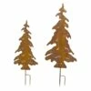 Coupon ⭐ Gold Iron Tree Stakes Set, 42.5" & 54" by Melrose ⭐