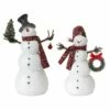 Cheap ❤️ Snowman Tabletop Accent Set, 15" & 17.5" by Melrose 🛒