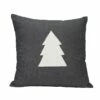 Flash Sale 🔥 Style Me Pretty 🎄 Christmas Tree Chambray Throw Pillow 👏