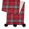 Brand new 😍 Style Me Pretty Traditional Red Plaid Pom Table Runner ⭐