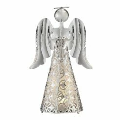 Best reviews of 🎉 9" Silver LED Tabletop Angel by Haute Decor 🥰