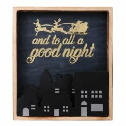 Budget ๐ Haute Decor To All a Good Night ๐ Christmas Wall Hanging ๐คฉ