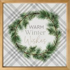 New 👏 P. Graham Dunn Warm Winter Wishes Framed Art by P Graham Dunn 🛒