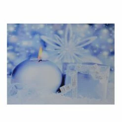 Best deal โจ LED Lighted Candle & Gift Wintry Scene ๐ Christmas Canvas Wall Art by Northlight ๐