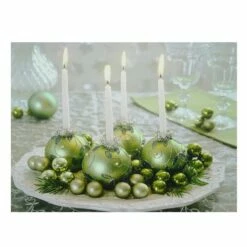 Outlet 🔔 LED Lighted Sparkling Ornament Centerpiece 🎄 Christmas Canvas Wall Art by Northlight 💯