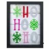 Budget 🔥 LED Lighted "HO HO HO" With Snowflakes 🎄 Christmas Wall Art by Northlight ✔️