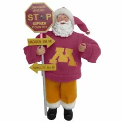 New ✨ Santa's Workshop 12" University Of Minnesota Gopher Country Santa by SantasWorkshop 🔥