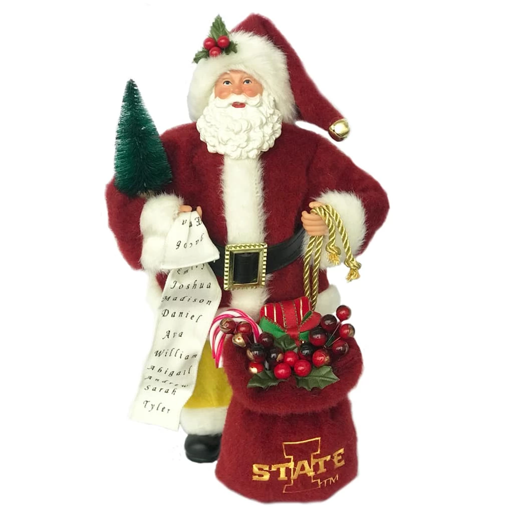 Top 10 ๐ Santa's Workshop 12" Iowa State Santa by SantasWorkshop ๐