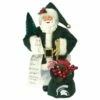 Outlet ⌛ Santa's Workshop 12" Michigan State Santa by SantasWorkshop 🔔