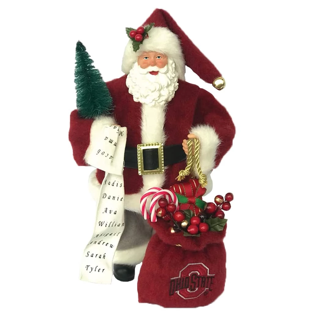 Wholesale ๐ฅ Santa's Workshop 12" Ohio State Santa by SantasWorkshop โจ