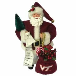Best deal 👍 Santa's Workshop 12" Virginia Tech Santa by SantasWorkshop 🌟