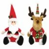 Promo 💯 Santa's Workshop 8" 🎁 Christmas Santa & Reindeer Set by SantasWorkshop ✔️