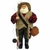 Promo 🥰 Santa's Workshop 12" Fly Fishing Santa Figurine by SantasWorkshop 🎁