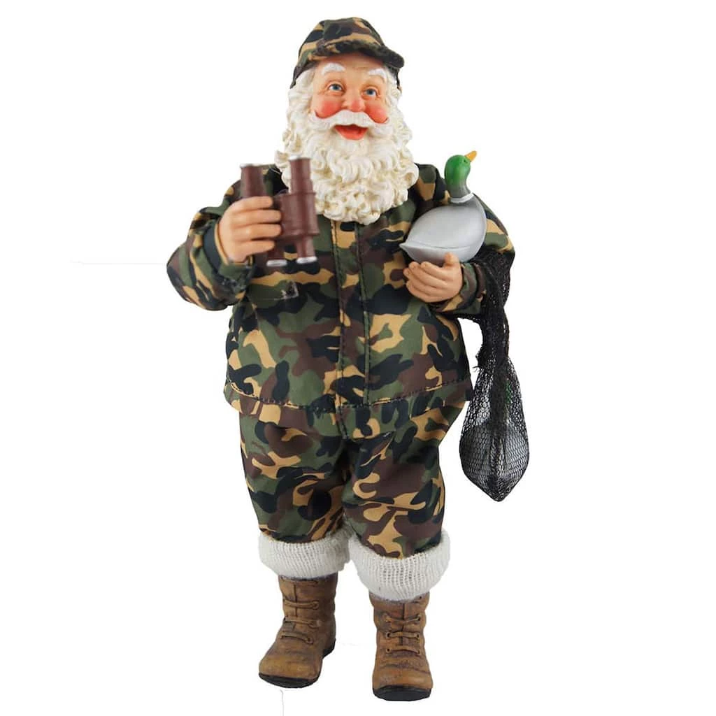 Discount 😍 Santa's Workshop 10" Duck Hunter Santa Figurine by SantasWorkshop 👏