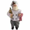 Discount ⌛ Santa's Workshop 12" Cooking with Wine Santa Figurine by SantasWorkshop ⌛