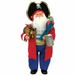 Promo 💯 Santa's Workshop 15" Rum Runner Claus Figurine by SantasWorkshop 🔔