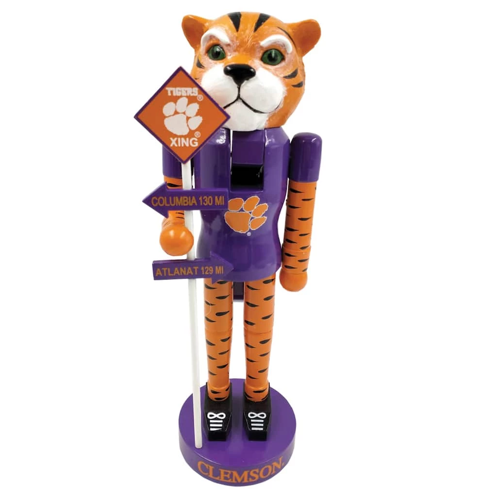 Cheapest ✔️ Santa's Workshop 12'' NCAA Clemson Tigers Rivalry Nutcracker by SantasWorkshop ⭐