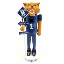 Deals 🧨 Santa's Workshop 12" NCAA Kentucky Wildcats Rivalry Nutcracker by SantasWorkshop 🔔