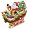New 🎁 Santa's Workshop 10" LED Ceramic Sleigh by SantasWorkshop ✔️