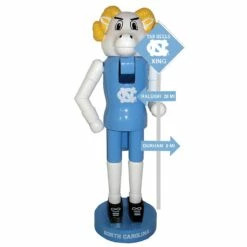 Promo 🧨 Santa's Workshop 12" University of North Carolina Rivalry Nutcracker by SantasWorkshop 🤩