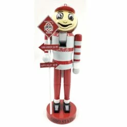 Flash Sale 🔥 Santa's Workshop 12" Ohio State University Rivalry Nutcracker by SantasWorkshop 👏