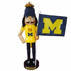 Best deal 🎁 Santa's Workshop 12" Michigan Mascot & Flag Nutcracker by SantasWorkshop 😀