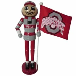 Discount 👏 Santa's Workshop 12" Ohio State Mascot & Flag Nutcracker by SantasWorkshop ⭐