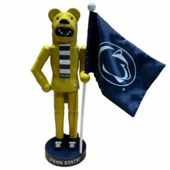 Hot Sale 🔔 Santa's Workshop 12" Penn State Mascot & Flag Nutcracker by SantasWorkshop ✨