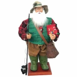 Cheap 👍 Santa's Workshop 24" Grandpa Fishing Claus by SantasWorkshop 😀