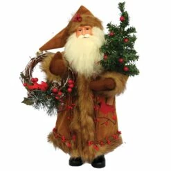 Best deal 🥰 Santa's Workshop 15.5" Cardinal & Berries Santa Figure by SantasWorkshop 😍
