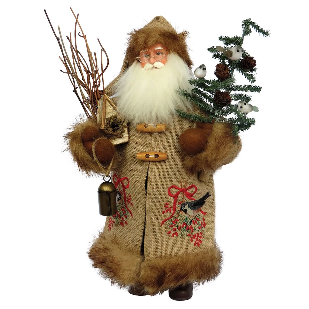 Budget π Santa's Workshop 16" Chickadee Santa Claus Figure by SantasWorkshop π