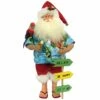 New 🤩 Santa's Workshop 15.5" Beach Santa Claus Figure by SantasWorkshop 🎁