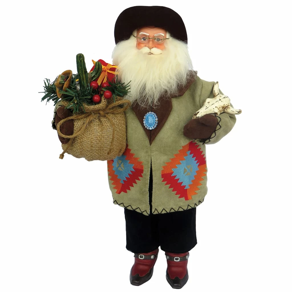 Wholesale ๐คฉ Santa's Workshop 18" Southwestern Santa Figure by SantasWorkshop โ