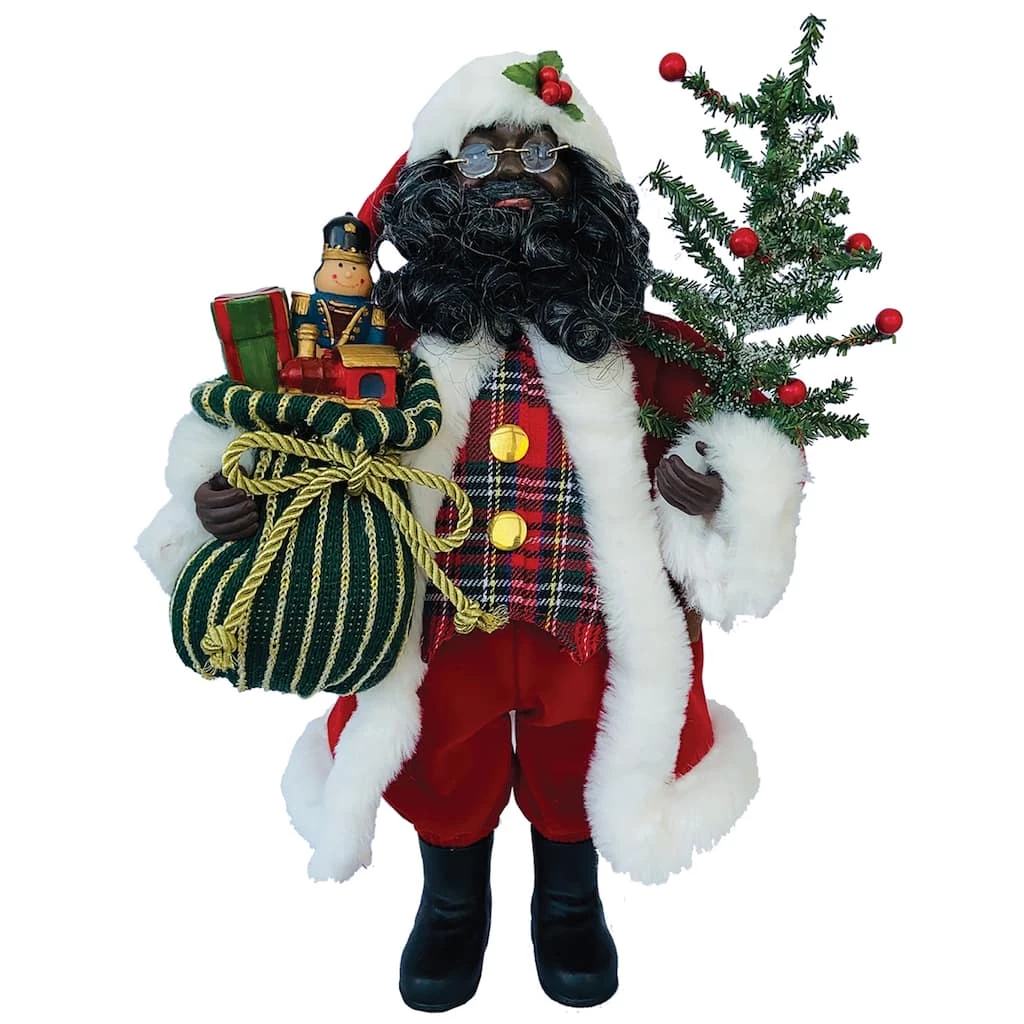Best deal π₯ Santa's Workshop 15" Tartan Plaid Santa Figure by SantasWorkshop π