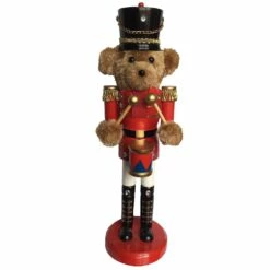 Wholesale 🛒 Santa's Workshop 14" Teddy Bear Drummer Nutcracker by SantasWorkshop 🤩